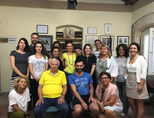 Българска група от студенти по хомеопатия в Международната академия по класическа хомеопатия (IACH) на о. Алонисос, Гърция, септември 2018 г.